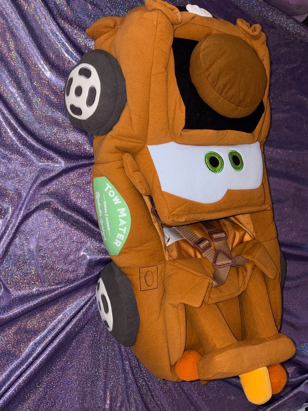 Vintage Disney Tow Mater Large Costume
